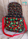 Harrison Crossbody - Christmas Mouse Heads