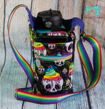 Baker Water Bottle Crossbody Bag - Skull Dripping Ice Cream