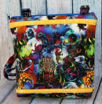 Watercolor Dragon Meadow Crossbody Bag